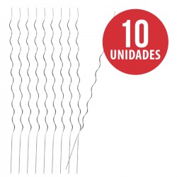 Tutor espiral galvanizado 180 cm - Pack 10 Uds