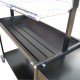 Barbacoa con ruedas y Parrilla Inox de 117x46 cm 