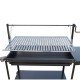 Barbacoa con ruedas y Parrilla Inox de 96x46 cm