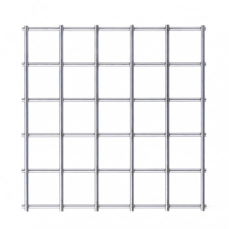 Malla Electrosoldada Galvanizada Luz 6x6 Rollo 1x25 m