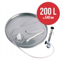 Kit Flotador Cierre Neumatico Inox para Deposito de vino 200 Litros