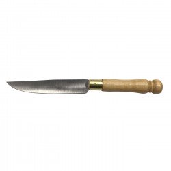 Cuchillo mango madera hoja 12,5 cm
