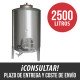 Cuba para vino 5000 L Deposito acero Inox vino sidra cerveza