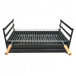 Cajón barbacoa 60x40 Parrilla acero galvanizado