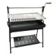 Barbacoa con Ruedas Parilla Inox 80x48 cm