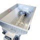 Despalilladora Acero Inox con Bomba 1 Kw 1,5 Hp