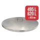 Tapa guardapolvo para depósito inox 823 mm