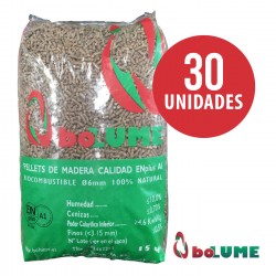 Saco Pellet Bo Lume 15 Kg Pack 30 unidades