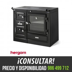 Cocina de leña cerrada Hergom Saja 8/100 Hierro fundido