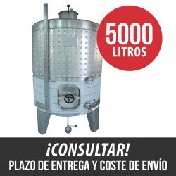 Cuba depósito camisa vino blanco 5000 Litros