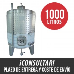 Cuba depósito camisa vino blanco 1000 Litros