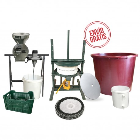 Pack mini Almazara HIDRAULICA 20 T