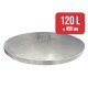 Tapa guardapolvo Acero Inox 495mm para Depósito 120 L