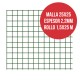 Malla electrosoldada plastificada 25x25 Espesor 2,2mm Rollo 1,5x25m Verde 