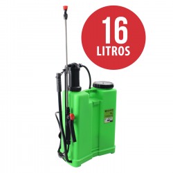 Sulfatadora Manual 16 L Mochila Pulverizador Lanza Inox