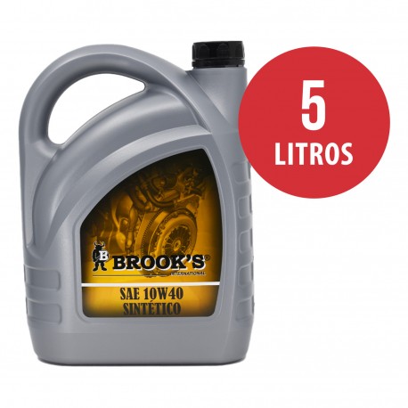 Aceite Sae 10 W 40-SHPD 5 Litros Brooks