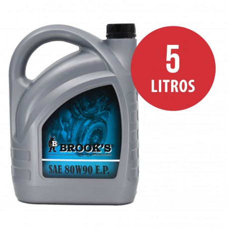 Aceite Brooks Sae 80W 90-SHPD 5 Litros Aceite Brooks Sae 80W 90-SHPD 5 Litros