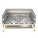 Cajón Barbacoa Inox 60x40 cm con laterales anti viento