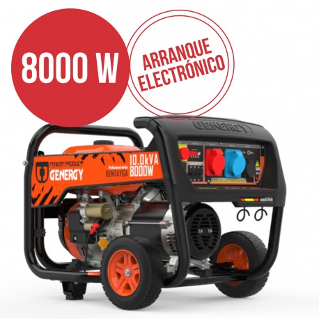 Generador eléctrico Genergy Bentayga 8000 W Arranque electrónico