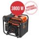 Generador eléctrico Genergy Inverter Rodas 3800 W Arranque electrónico