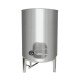 Deposito Acero inox 900 L Cuba para vino 3 Patas con Puerta y Cierre Neumatico