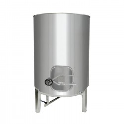 Cuba depósito cierre neumático 900 L con puerta lateral