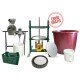 1 Prensa hidráulica 20 T con plataforma Inox