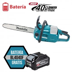 Motosierra a Batería Makita UC012GZ Tensión 40V x 2 XGT Espada 40cm