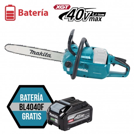 Motosierra a Batería Makita UC012GZ Tensión 40V x 2 XGT Espada 40cm