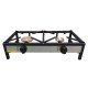 Hornillo fogón cocina 2 Fuegos Gas Q-14-10 80x40 cm