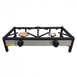 Hornillo fogón cocina 2 Fuegos Gas Q-14-10 80x40 cm