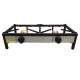 Hornillo 2 Fuegos a Gas Acero Q-8-10 80x40 cm