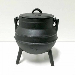 Pote Gallego 5 L Olla de Hierro Fundido 3 patas