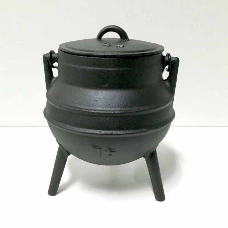 Olla de Hierro Fundido 4 Litros Pote Gallego 3 patas