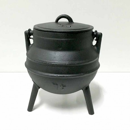Olla de Hierro Fundido 4 Litros Pote Gallego 3 patas
