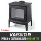 Estufa de leña Hergom E-30 S