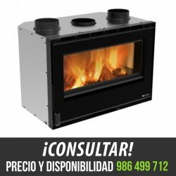 Insertable de leña Nórdica 80 Cristal