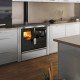 Cocina de leña cerrada Lacunza ETNA 5T SV Vitrocerámica