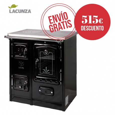 Cocina de leña cerrada Lacunza Lis 5T Fundición