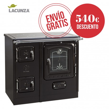 Cocina de leña cerrada Lacunza Lis 7T Fundición