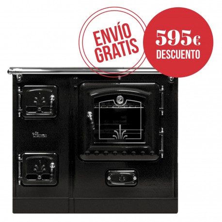 Cocina de leña cerrada Lacunza Lis 8T Fundición