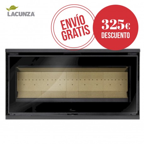 Estufa de leña Lacunza PARIS 1000 MURAL ST