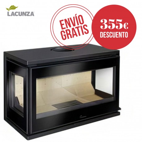 ESTUFA DE LEÑA PARIS MURAL 800