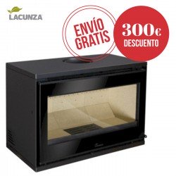 Estufa de leña Lacunza PARIS 800 MURAL ST