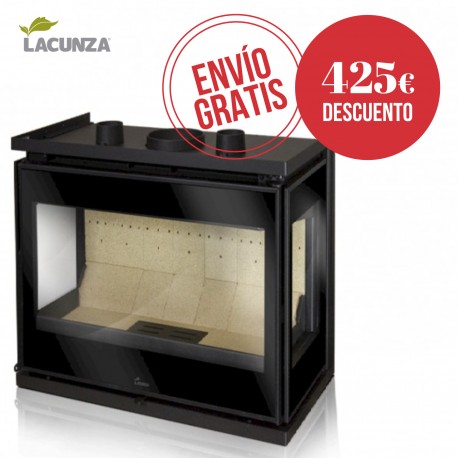 Insertable chimenea Lacunza Adour 600 CLID