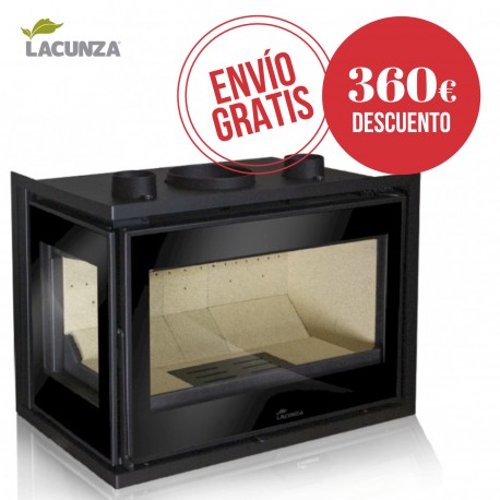 Insertable chimenea Lacunza Adour 700 CLI