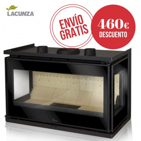 Insertable chimenea Lacunza Adour 800 CLID