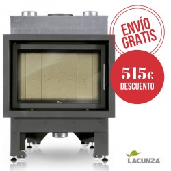 Monobloque para leña Lacunza Inca 80 V CV