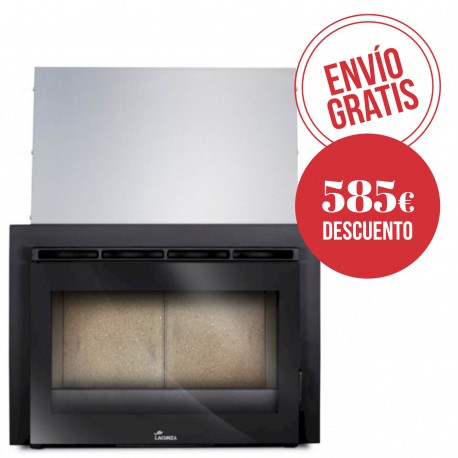 Estufa insertable calefactora Lacunza Sakan 20 ECO Serp