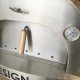 Horno de leña de Acero Inox de 75 cm sin Carro para Pan Pizza Empanda